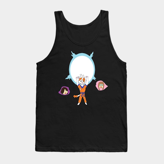 Super Saiyan Charming Tank Top by FusionDiabolos